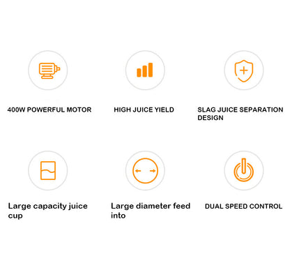 Dual-Speed Household Juice Extractor