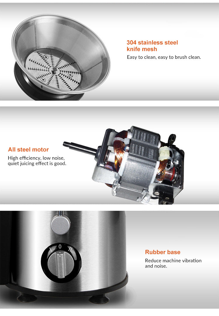 Dual-Speed Household Juice Extractor