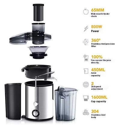Wide-Mouth Centrifugal Juicer