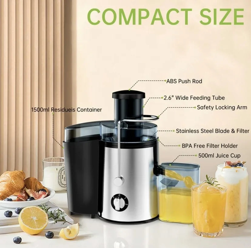 Wide-Mouth Centrifugal Juicer