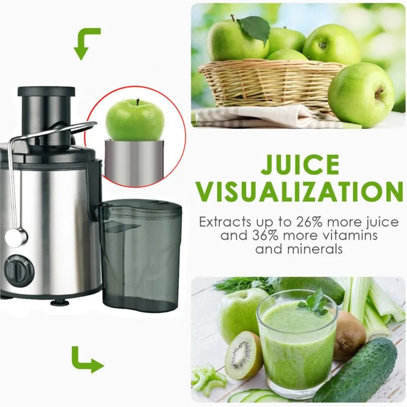 Wide-Mouth Centrifugal Juicer