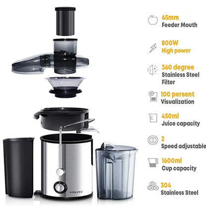 Dual-Speed Household Juice Extractor